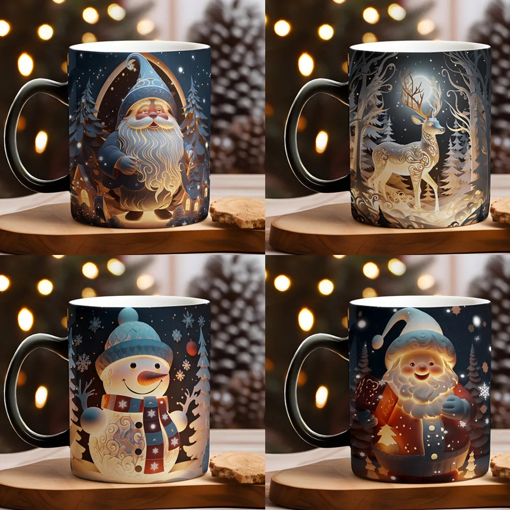 Mug magique de Noël qui change de couleur