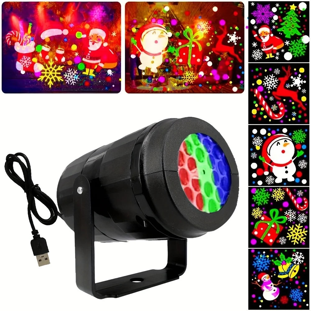 Projecteur de flocons de neige LED – photo 7