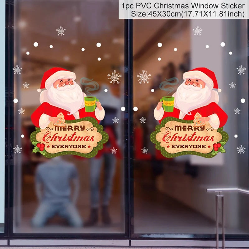 Stickers de fenêtre Merry Christmas – photo 18