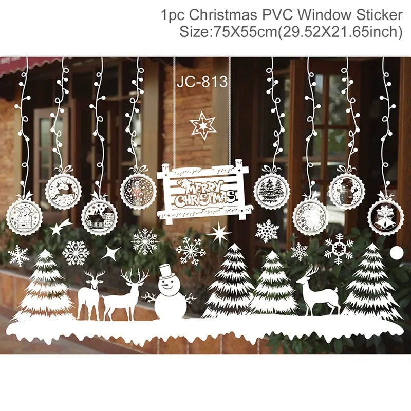Stickers de fenêtre Merry Christmas – photo 41