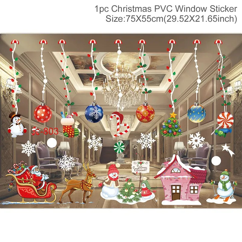 Stickers de fenêtre Merry Christmas – photo 8