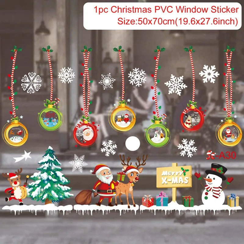 Stickers de fenêtre Merry Christmas – photo 43