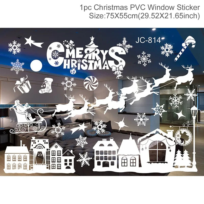 Stickers de fenêtre Merry Christmas – photo 34
