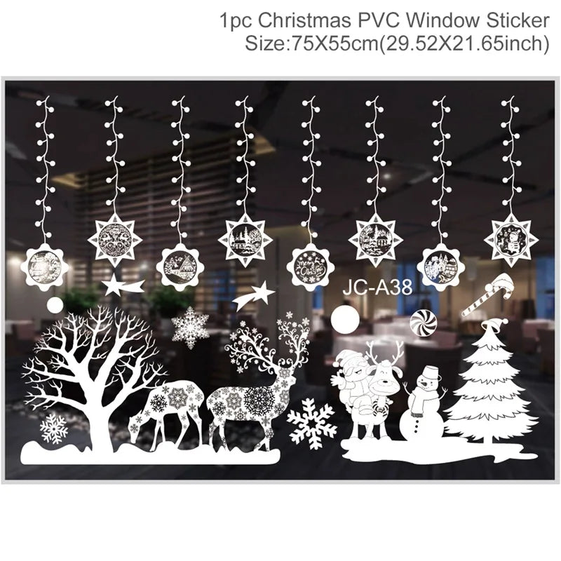 Stickers de fenêtre Merry Christmas – photo 7