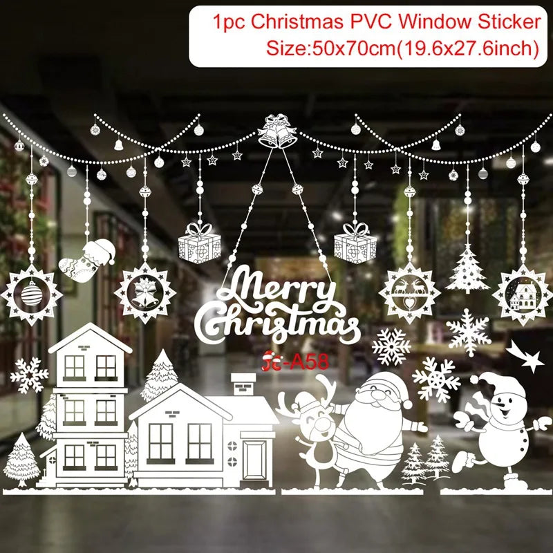 Stickers de fenêtre Merry Christmas – photo 26