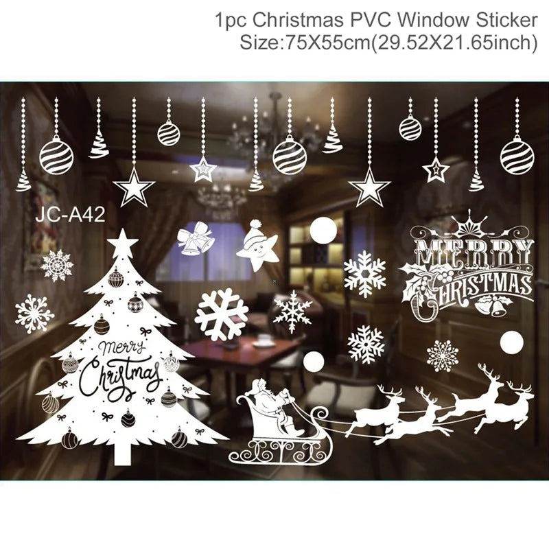 Stickers de fenêtre Merry Christmas – photo 15