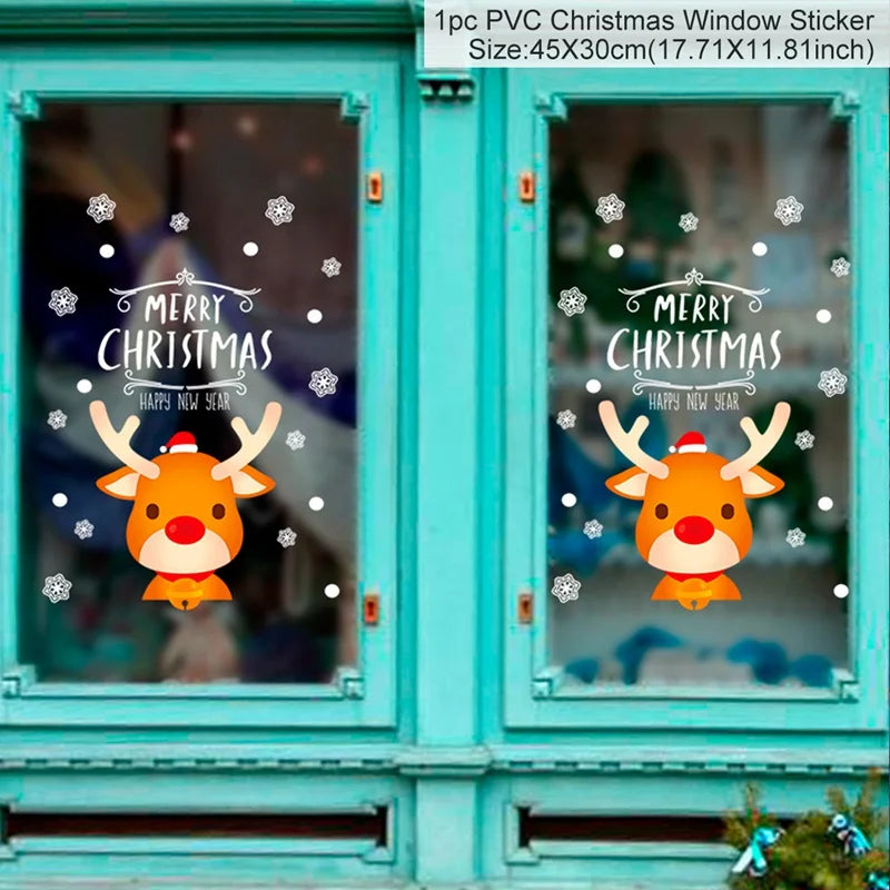 Stickers de fenêtre Merry Christmas – photo 29
