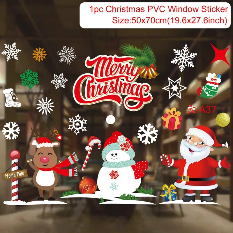 Stickers de fenêtre Merry Christmas – photo 14