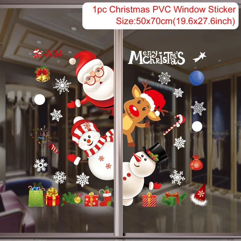 Stickers de fenêtre Merry Christmas – photo 20