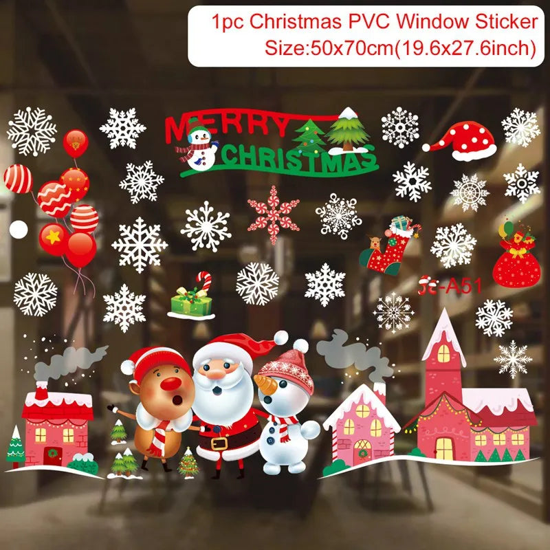Stickers de fenêtre Merry Christmas – photo 46