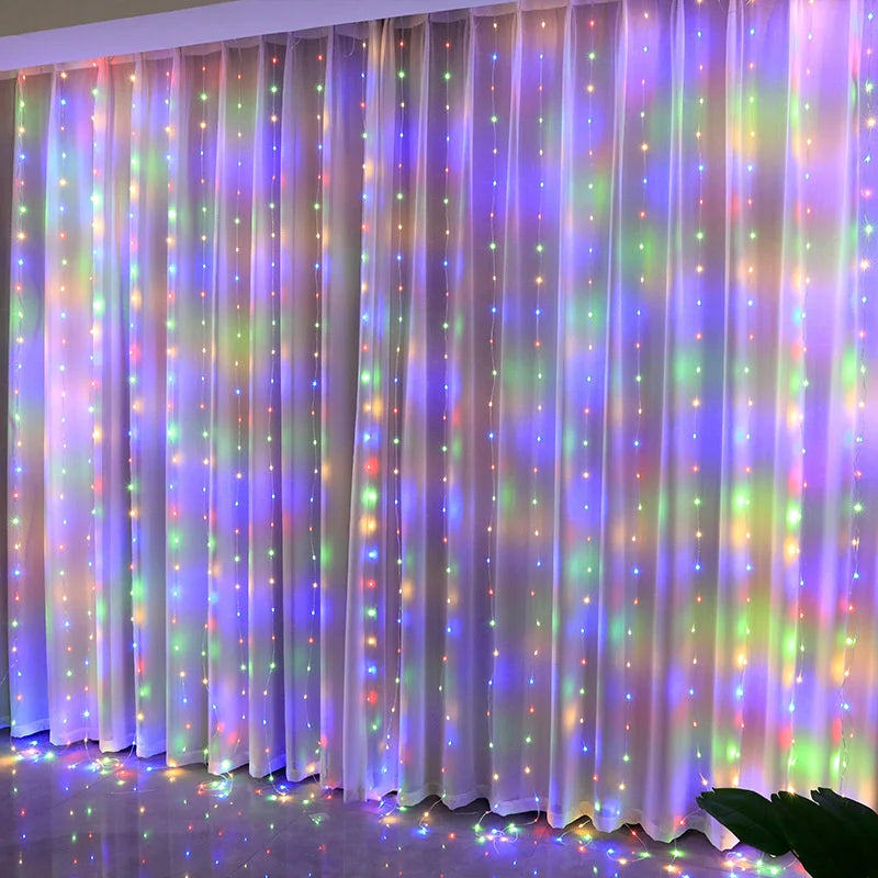 Rideau lumineux LED 8 modes avec télécommande – photo 5
