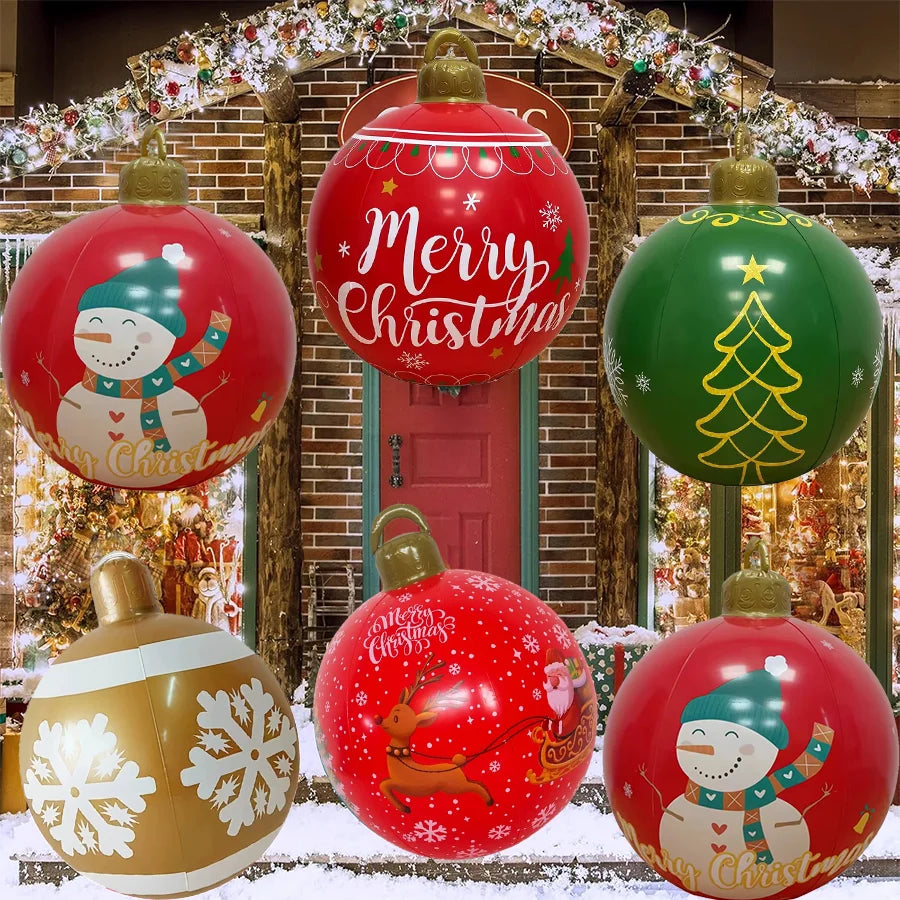 Giant inflatable Christmas ball 80 cm – Santa's Gallery