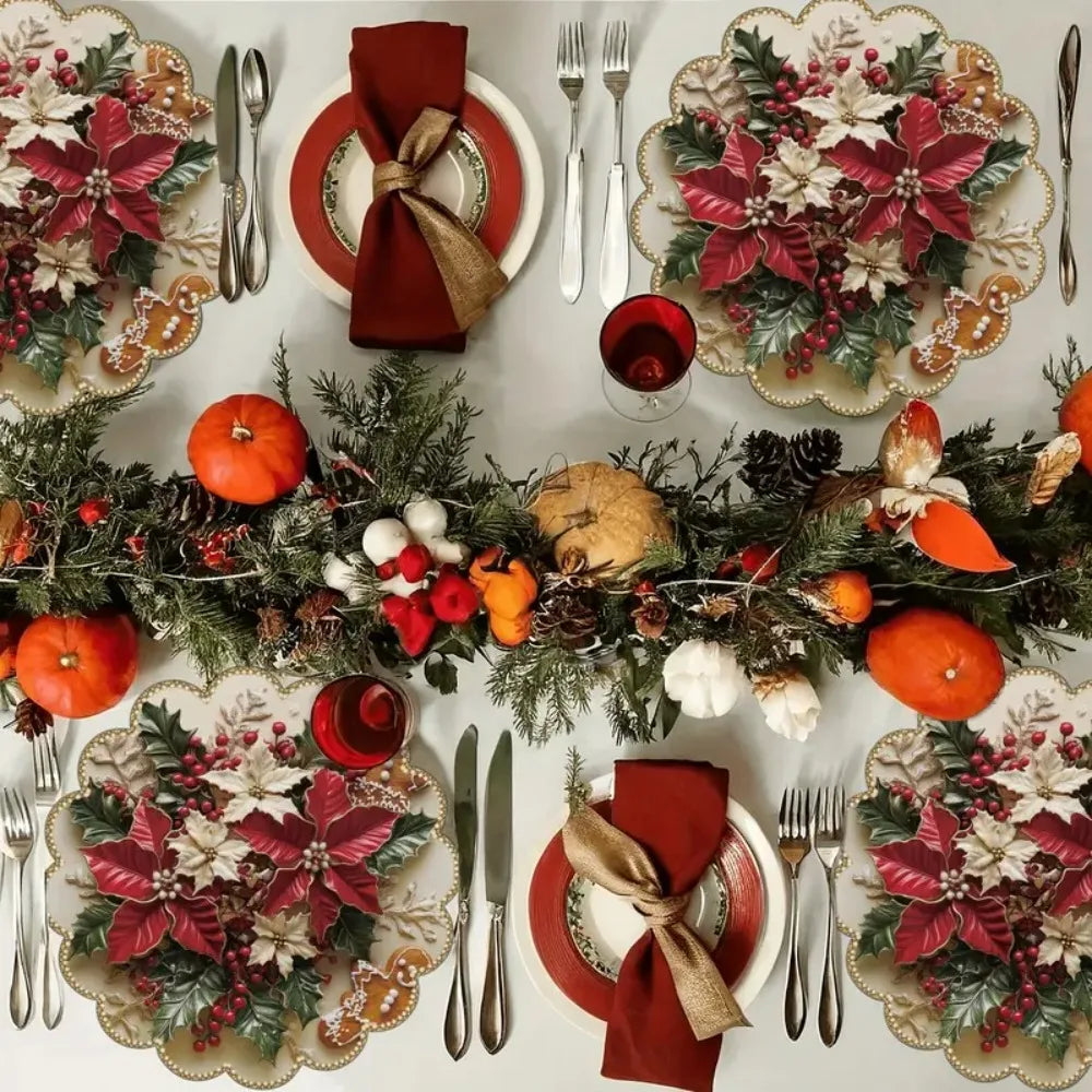 Sets de table ronds de Noël – photo 3