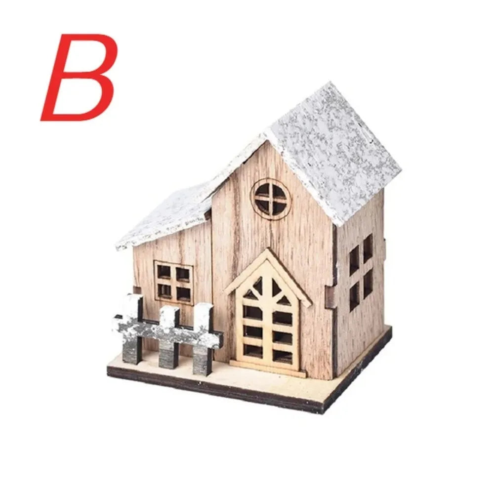 Maisonnette en bois lumineuse LED – photo 9