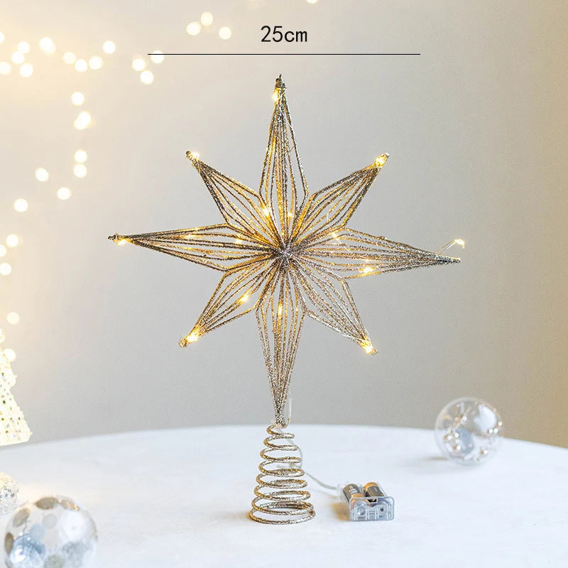 Cime de sapin étoile lumineuse LED – photo 10