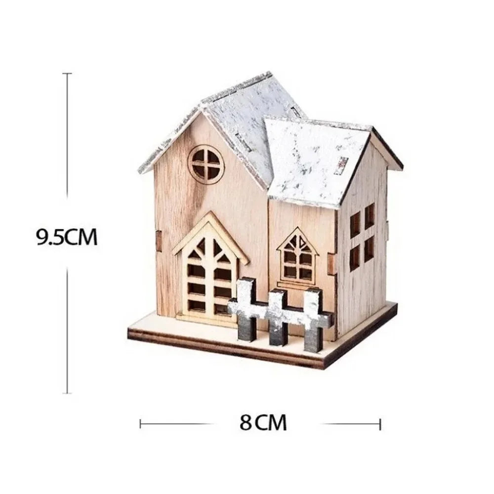 Maisonnette en bois lumineuse LED – photo 6