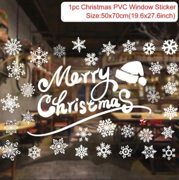 Stickers de fenêtre Merry Christmas – photo 30