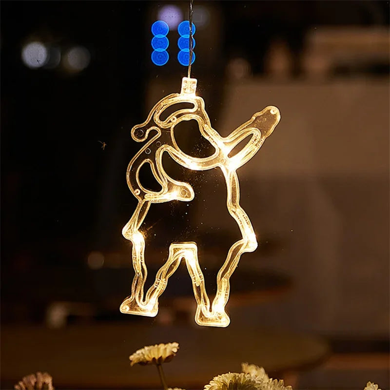Décoration lumineuse de fenêtre à suspendre – photo 16