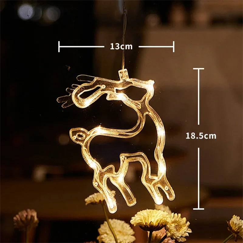 Décoration lumineuse de fenêtre à suspendre – photo 8