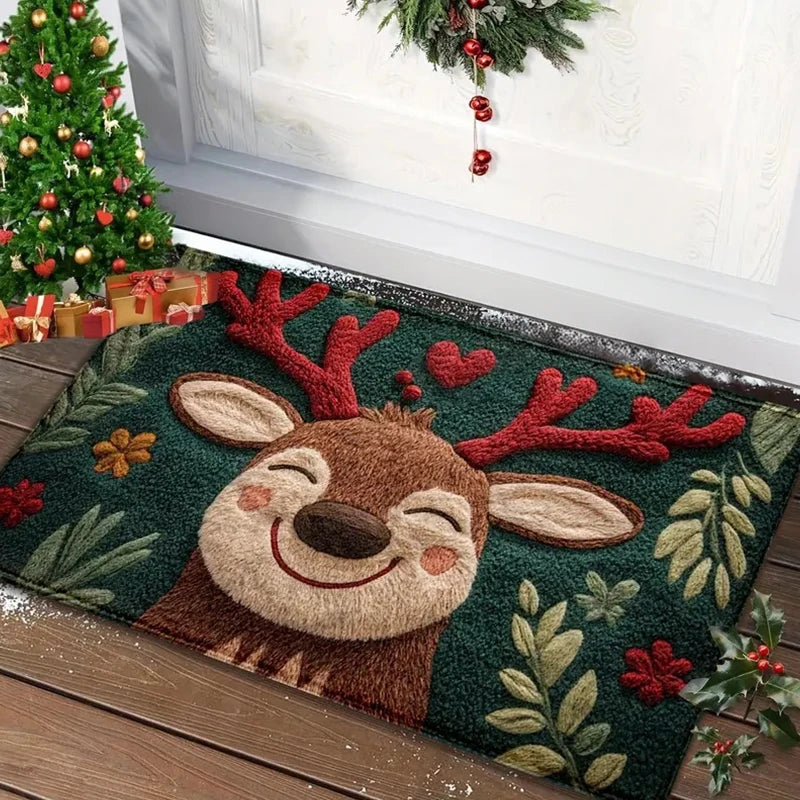 Santa gingerbread Christmas doormat – Santa's Gallery
