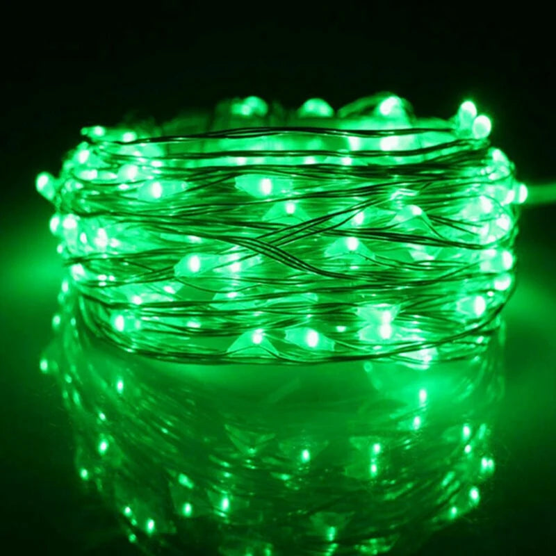 Guirlande lumineuse fil de cuivre à piles – photo 8