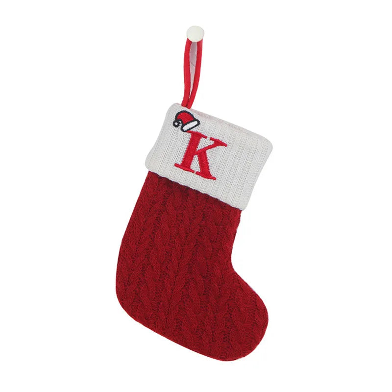 Chaussette de Noël en tricot avec initiale – photo 28