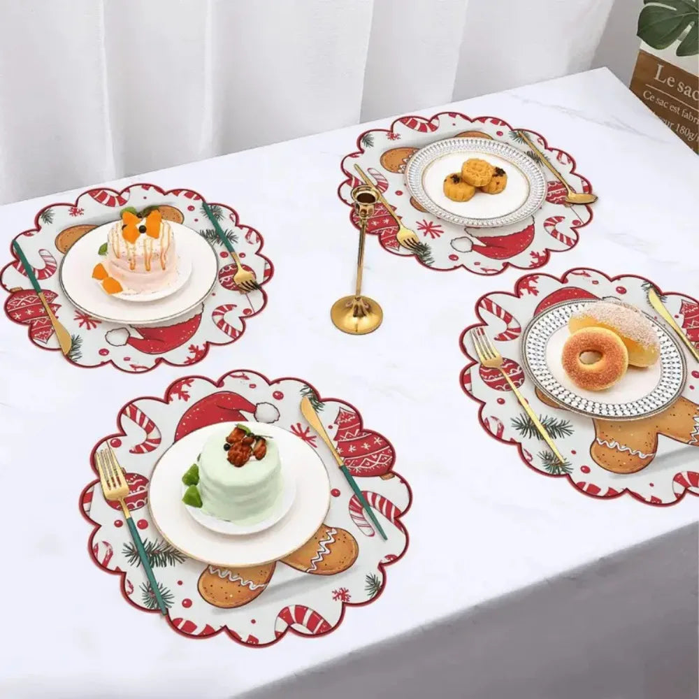 Sets de table ronds de Noël – photo 2