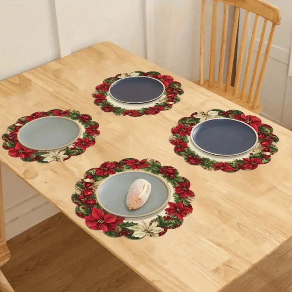 Sets de table ronds de Noël – photo 5
