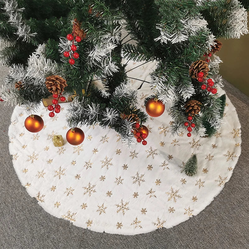 Jupe de sapin en fausse fourrure blanche – photo 2