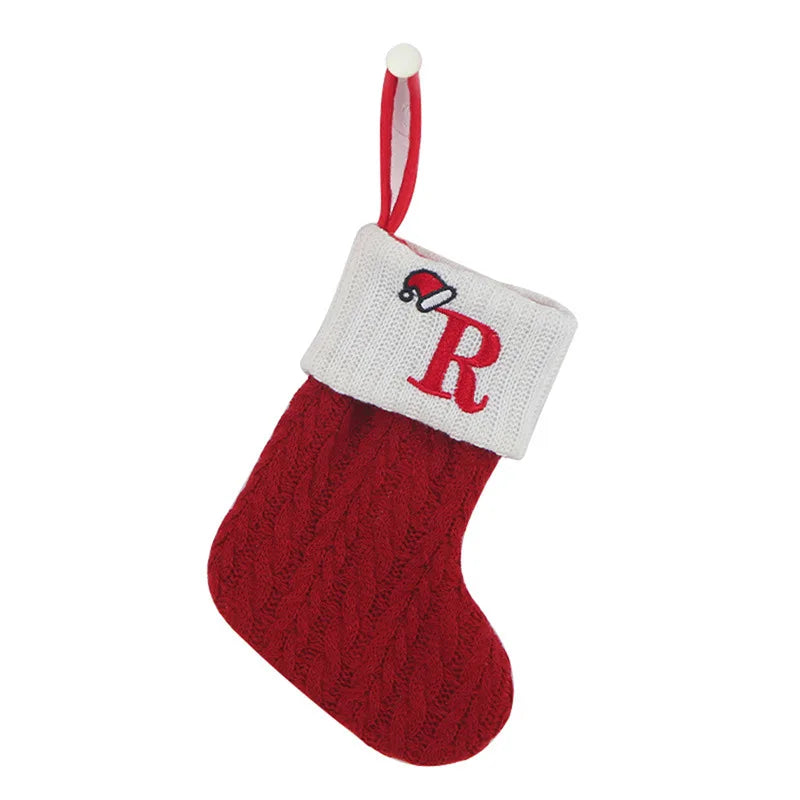Chaussette de Noël en tricot avec initiale – photo 22