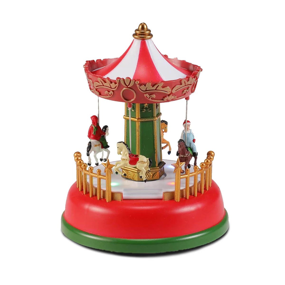 Carrousel et grande roue de Noël lumineux – photo 2