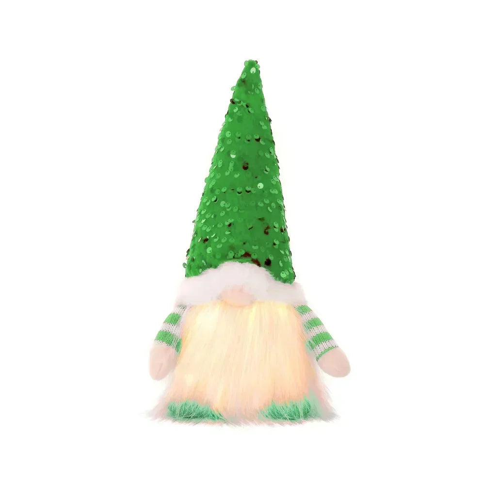 Peluche Père Noël lumineuse 30 cm – photo 15