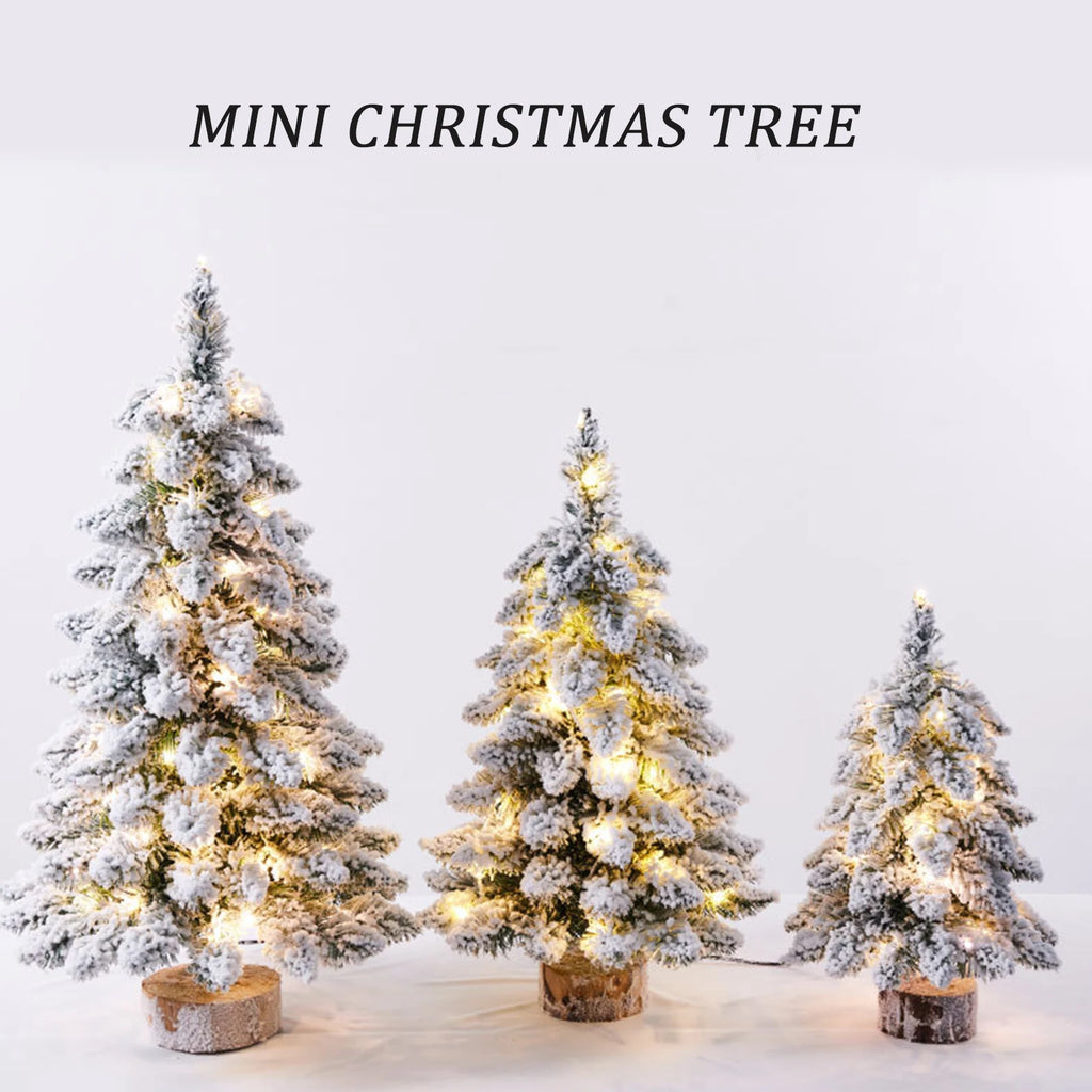 Snowy LED tabletop Christmas tree 45 cm – Santa's Gallery