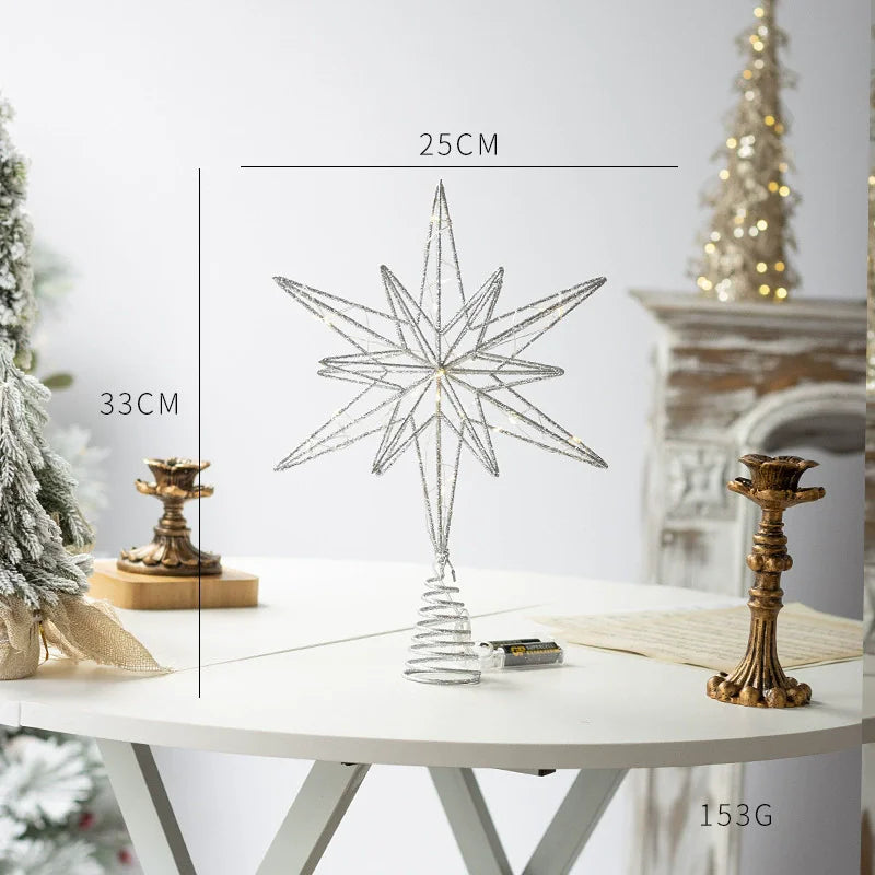 Cime de sapin étoile lumineuse LED – photo 8