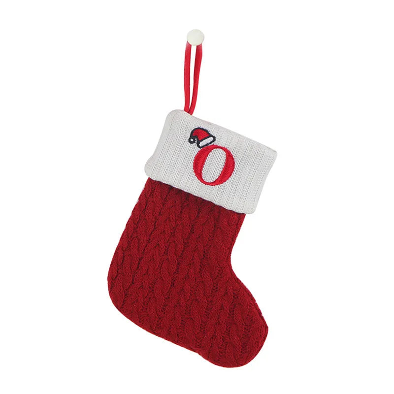 Chaussette de Noël en tricot avec initiale – photo 15