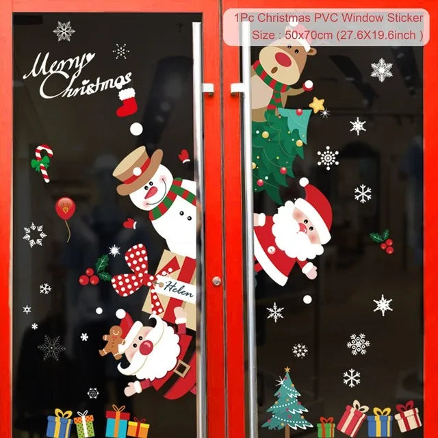 Stickers de fenêtre Merry Christmas – photo 11