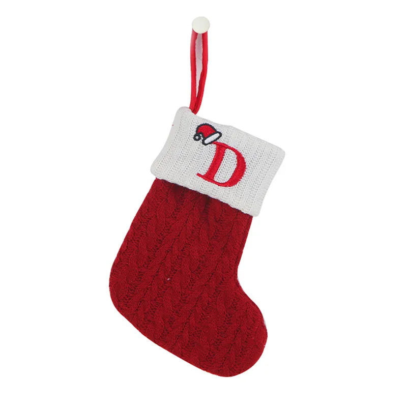 Chaussette de Noël en tricot avec initiale – photo 29