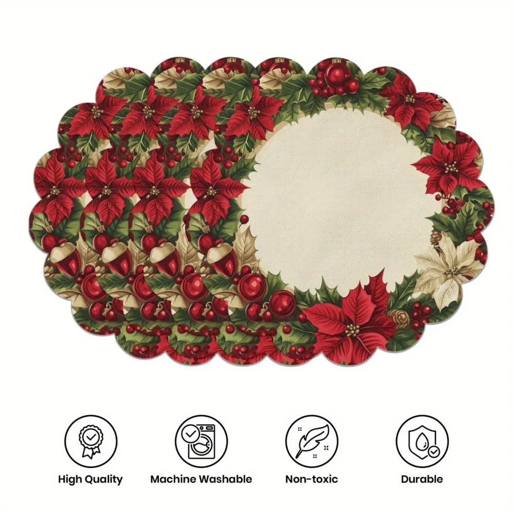 Sets de table ronds de Noël – photo 9