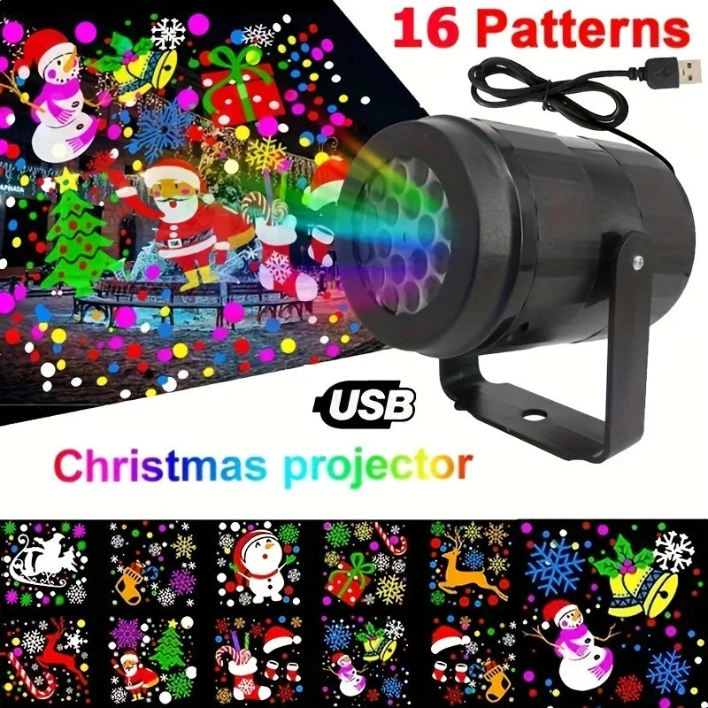 LED snowflake projector outdoor – Santa's Gallery