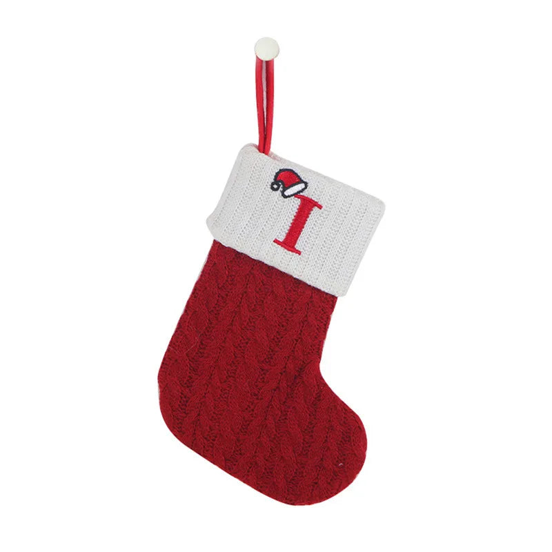 Chaussette de Noël en tricot avec initiale – photo 17