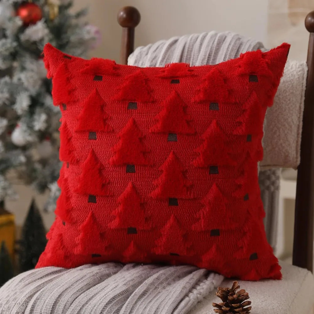 Housse de coussin de Noël en maille 45 × 45 cm – photo 8