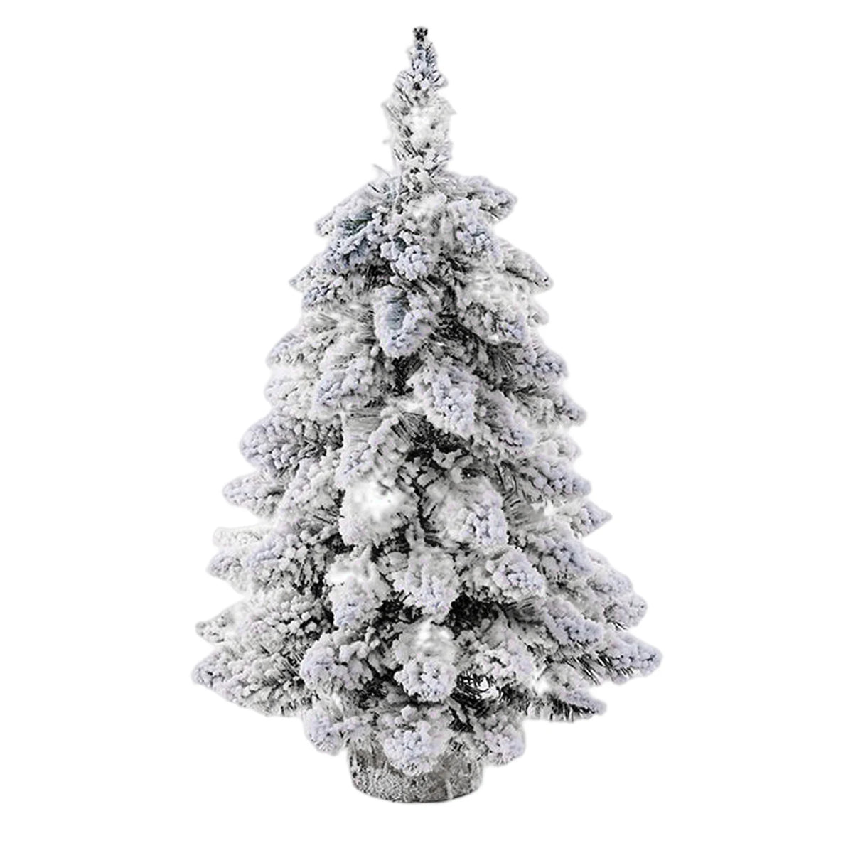 Sapin de table enneigé lumineux 45 cm – photo 7