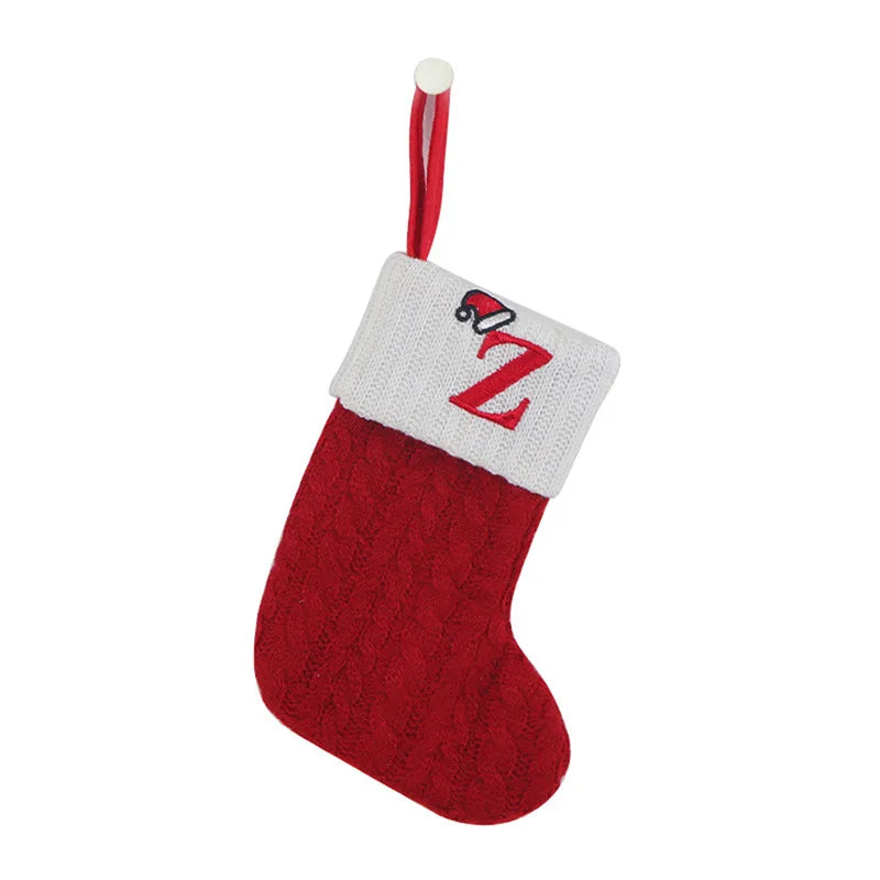 Chaussette de Noël en tricot avec initiale – photo 19