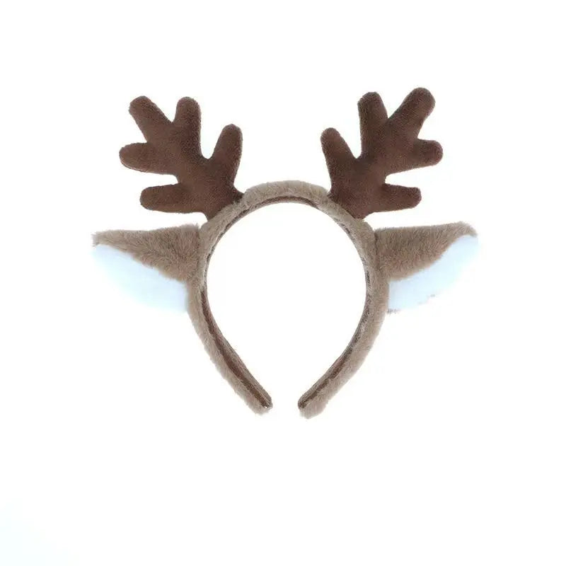Serre-tête bois de renne en peluche – photo 3