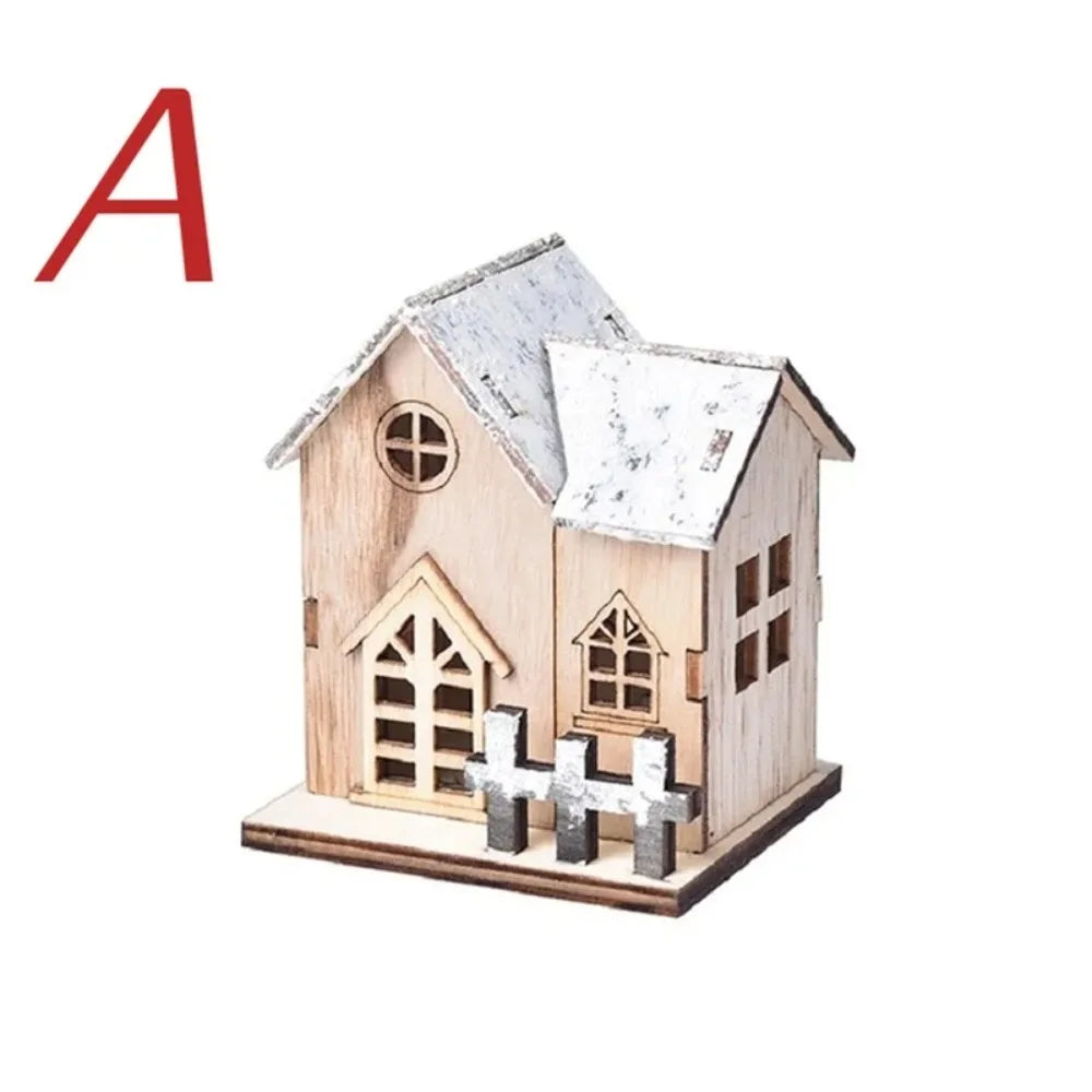 Maisonnette en bois lumineuse LED – photo 7