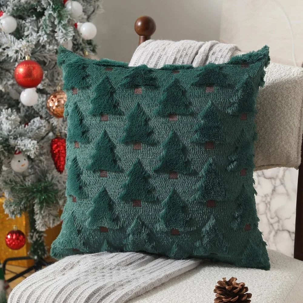 Housse de coussin de Noël en maille 45 × 45 cm – photo 7