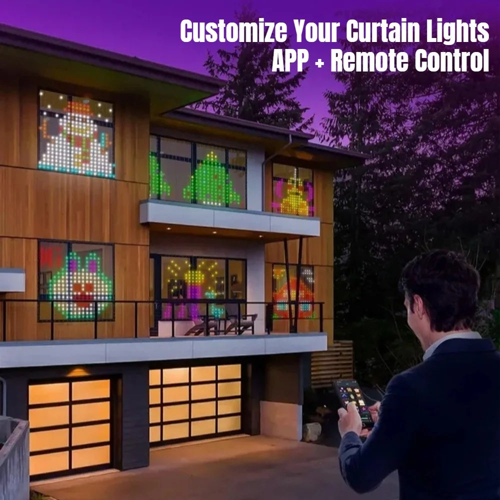 Rideau lumineux connecté 400 LED – photo 3