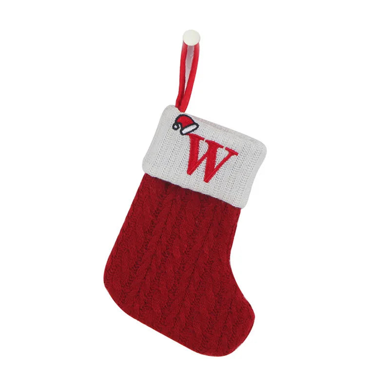 Chaussette de Noël en tricot avec initiale – photo 20
