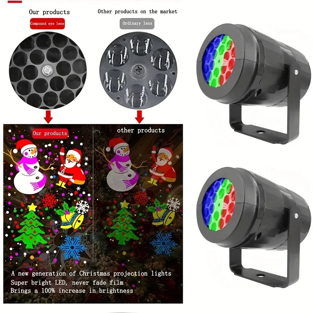 Projecteur de flocons de neige LED – photo 2
