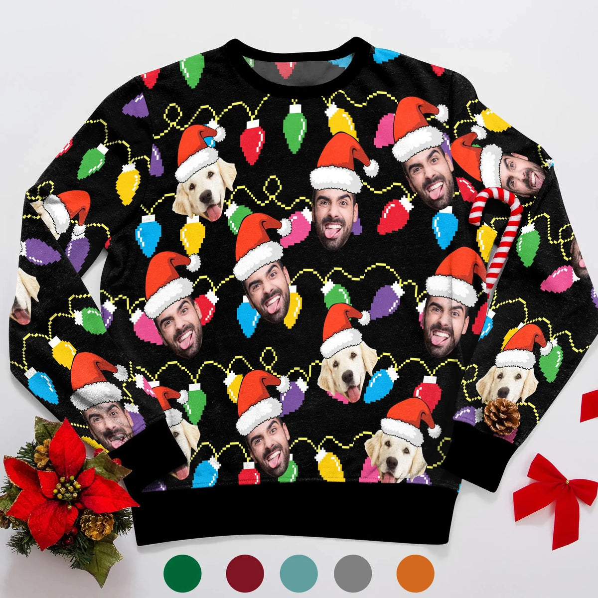 Sweat de Noël ugly sweater imprimé 3D – photo 11